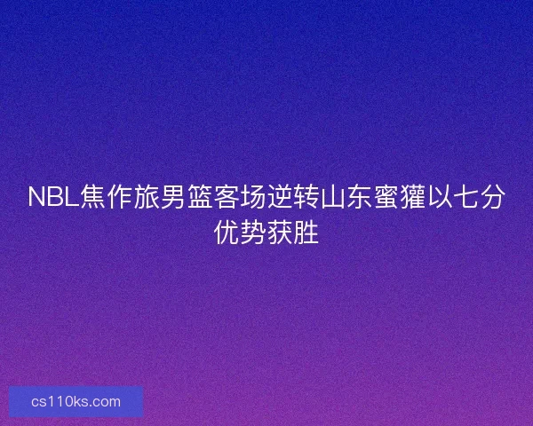 NBL焦作旅男篮客场逆转山东蜜獾以七分优势获胜 NBL焦作旅男篮客场逆转山东蜜獾以七分优势获胜